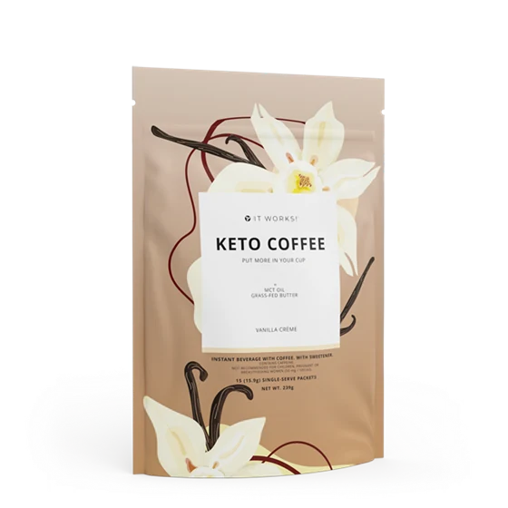 It Works! Keto Coffee - Vanilla Crème – produktové balení