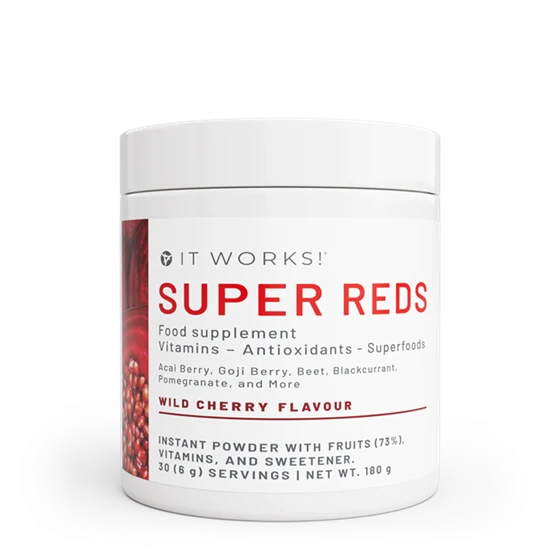 It Works! Super Reds - Wild Cherry – produktové balení