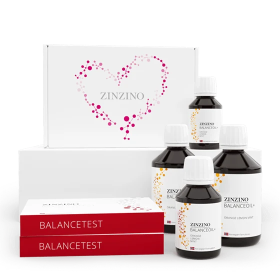 Zinzino Maternity BalanceOil+ Kit with Test – produktové balení