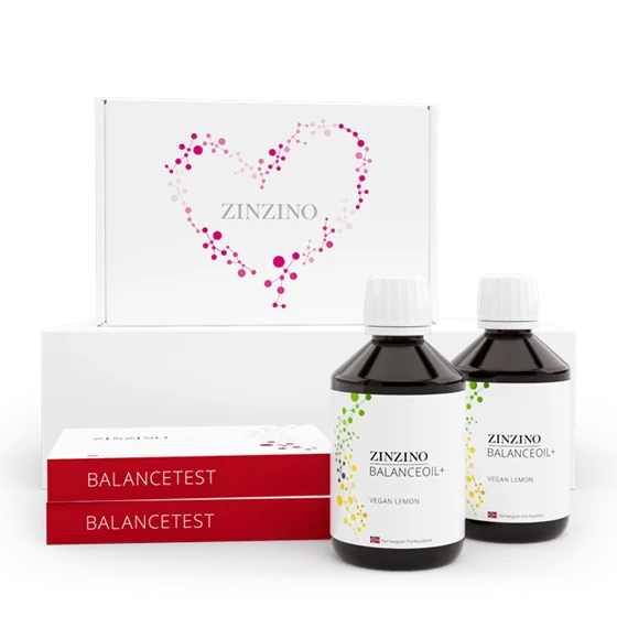 Zinzino Maternity BalanceOil+ Vegan Kit with Test – produktové balení