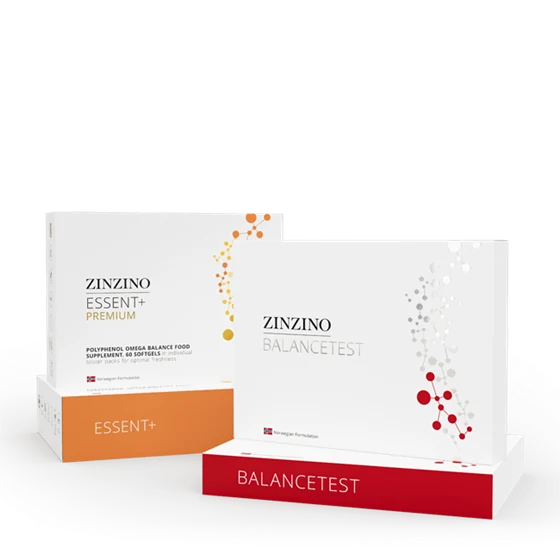 Zinzino Essent+ Premium Kit with Test – produktové balení