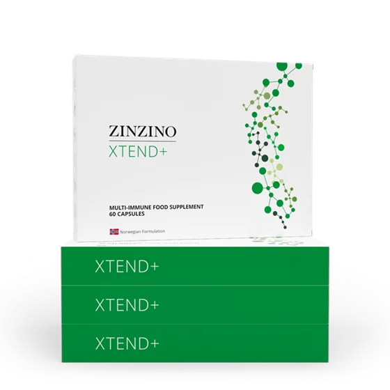 Zinzino Xtend+ Kit, 60 capsules x4 – produktové balení